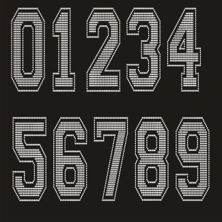 Varsity Numbers 0-9