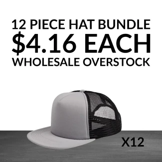 12 Blank Foam Trucker Hats Wholesale Bulk $4.16