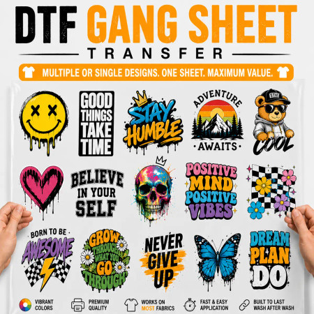 Custom DTF Gang Sheets