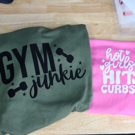 Custom Flock HTV Transfers