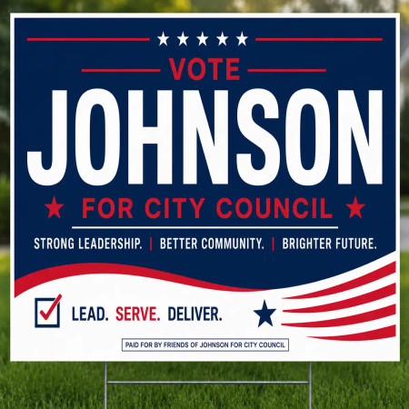 Political Yard Sign