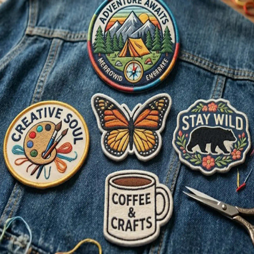 Heat Press Embroidery Patches