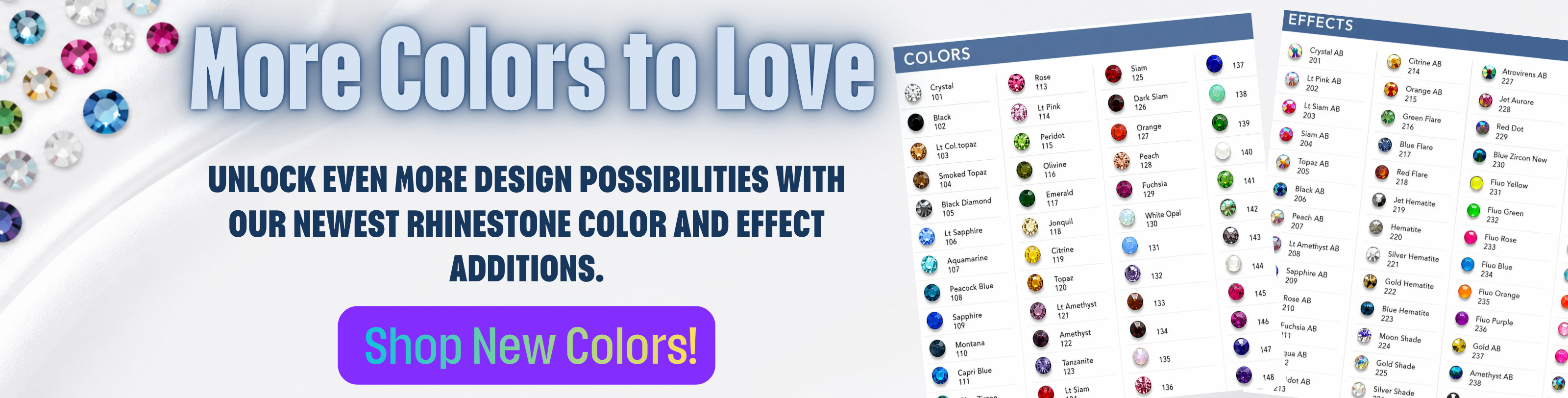 New Rhinestone Colors - Desktop