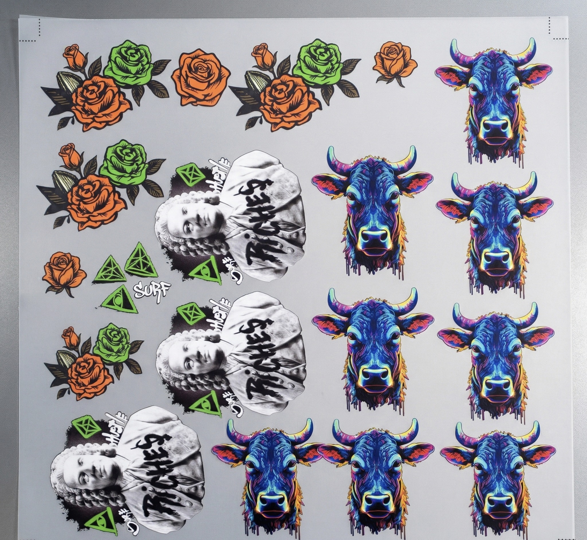 dtf gang sheet transfers