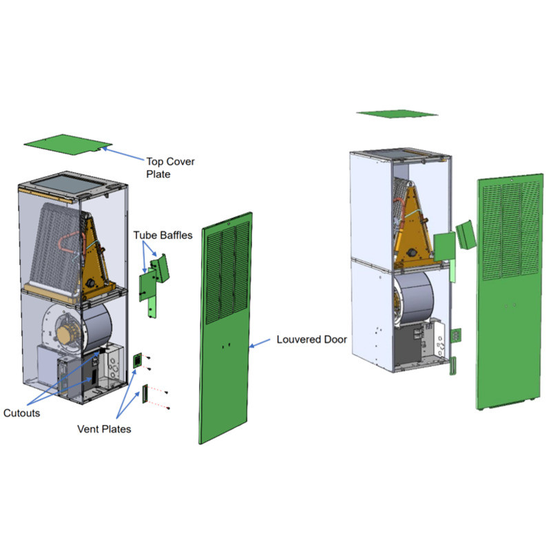 Retrofit Kit for A2L E7ED Furnaces with 31-1/2