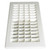 Plastic Register - White - 4"