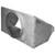 Range Hood Exhaust Transition Adapter - 3-1/4" x 10" Rectangular to 5" Diameter Round Opening.