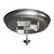 13" 2-Light Ceiling Fixture Base - Brushed Nickel