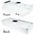 Range Hood with Light - Round Top Exhaust - 12" x 30" - White