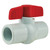 PVC Ball Valve - Schedule 40 - 3/4" Slip x 3/4" Slip