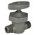 Acetal Thread In-Line Globe Shut Off Valve - 3/4" MPT x 3/4" MPT