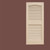 Perrenia Traditional Open Louvered Shutter - 14-1/2" Wide