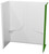 Watershed 42" x 60" Fiberglass Shower Wall - White
