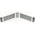 Bathtub Trim - Inside Corner - Chrome-Plated