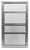 30" x 60" Single-Hung Manufactured Home Aluminum Window - Mill Finish - Clear Glass