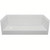 Watershed 54" x 27" x 17" Fiberglass Mobile Home Shower Pan -  White