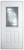 32" x 76" 6-Panel Outswing Steel Door - Laurel Window