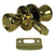Interior Passage Door Knob - Brass