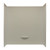 Better Bath 54" x 27" x 57-3/4" 3-Piece ABS Plastic Mobile Home Bathtub Wall Surround - Almond
