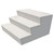 "B" Series Fiberglass Step - 8" Step Height - 36" x 18" Platform - 4 Steps - 32" Height