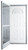 34" x 80" 6-Panel Fiberglass Combo Door - Sunburst Window