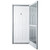 34" x 76" 6-Panel Fiberglass Combo Door - Knocker Viewer