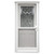 34" x 76" 6-Panel Fiberglass Combo Door - War & Peace Window - Conventional Storm Door