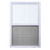 14" x 40" Single-Hung Aluminum Window - White - Obscured