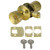 Exterior Entrance Lock - Polished Brass