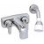 2-Lever Tub and Concealed Shower Combo Long Spout Faucet - Brass Stem and Bonnet - Brass Underbody
