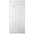 30" x 72" 6-Panel Outswing Steel Door - 4-Lite Window