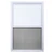 30" x 60" Single-Hung Aluminum Window - White