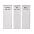 23" x 60" Solid Fiberglass Door - White