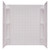 Better Bath 54" x 40" x 57-3/4" 3-Piece ABS Plastic Mobile Home Garden Tub Wall Surround - Almond