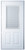 32" x 78" 6-Panel Outswing Steel Door - Mini-Blind Window