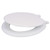 Round Toilet Seat - White - Wood