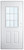 34" x 80" 6-Panel Outswing Steel Door - 9-Lite Window