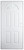 34" x 80" 6-Panel Outswing Steel Door - Sunburst Window