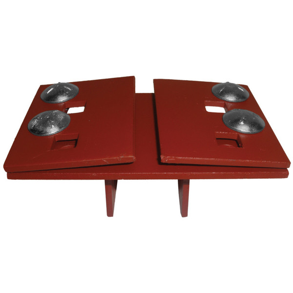 Steel Longitudinal Beam 4-Bolt Clamp - Struts - Red (141199001)