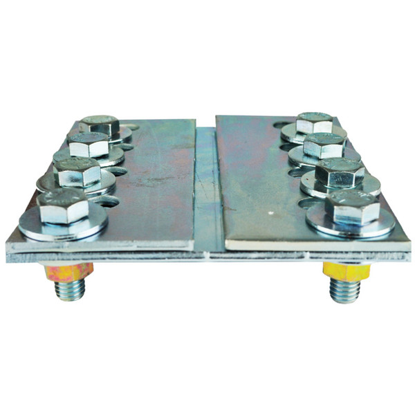 Galvanized Steel Gator Beam Clamp - 8-Bolt | Style Crest