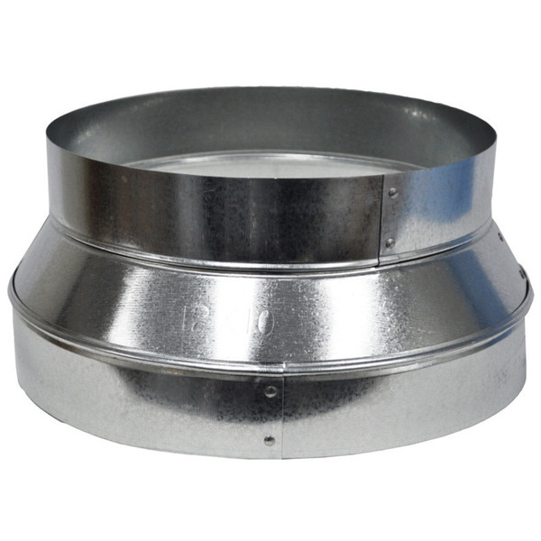 Duct Transition Increaser - 12" to 10"