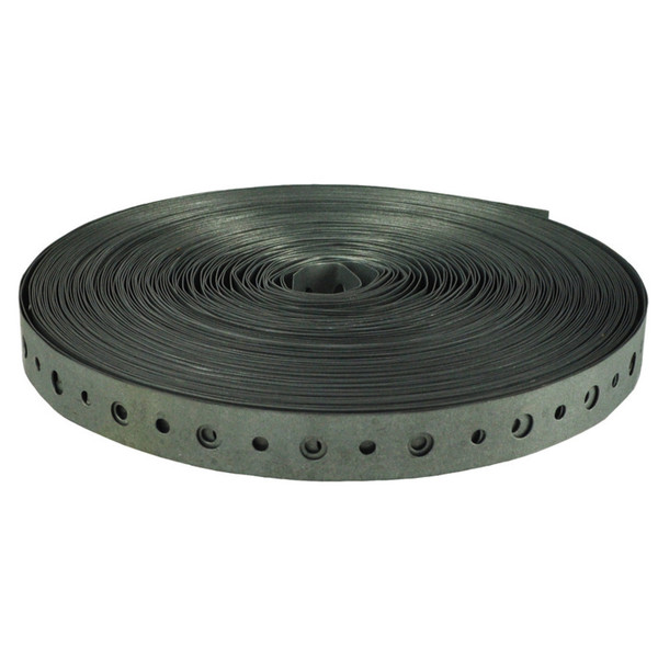 28-Gauge Galvanized Steel Pipe Hanger Strap - 3/4" x 100' Roll