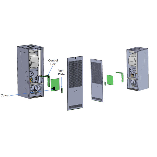 Retrofit Kit for A2L MG1E Furnaces without Coil Box