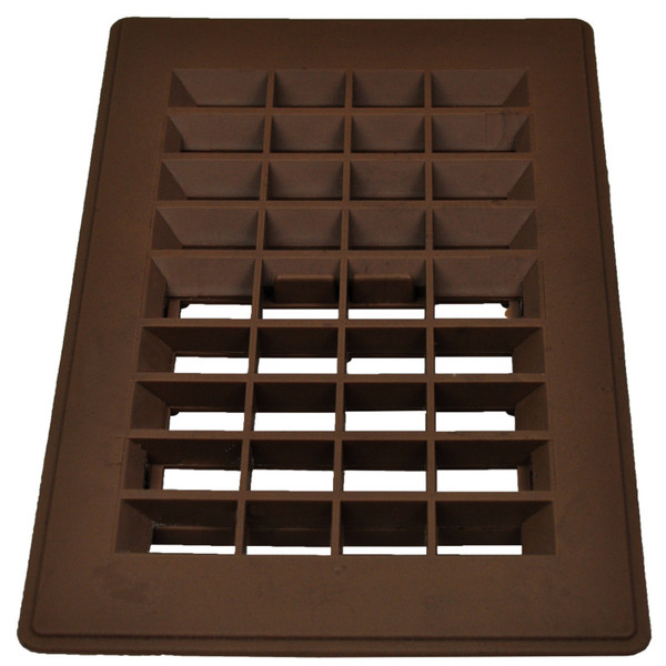 Plastic Register - Brown - 4"