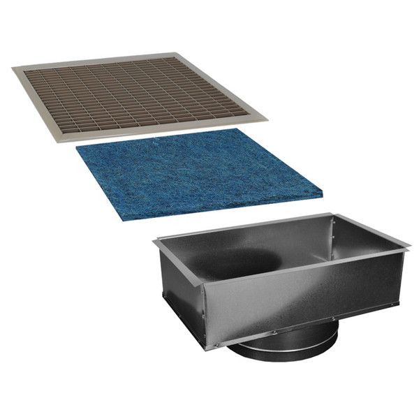 Return Air Box with Grille and Filter - 12"