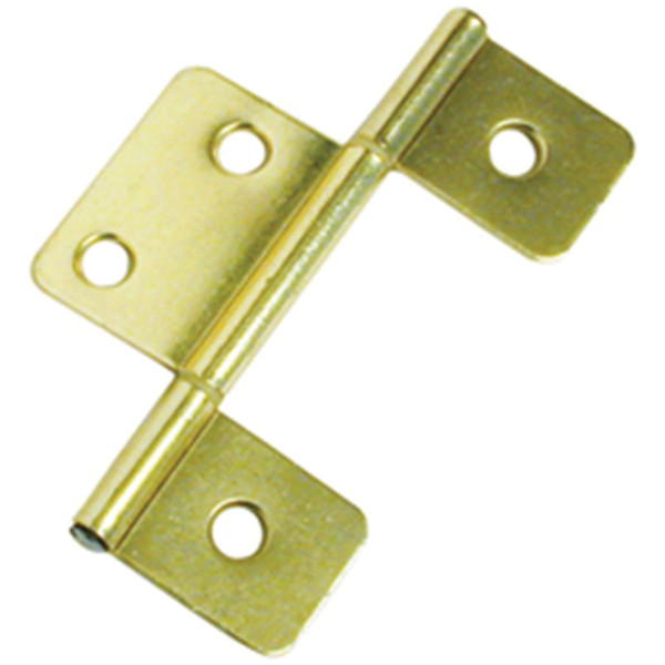 Non-Mortise Hinge - Brass