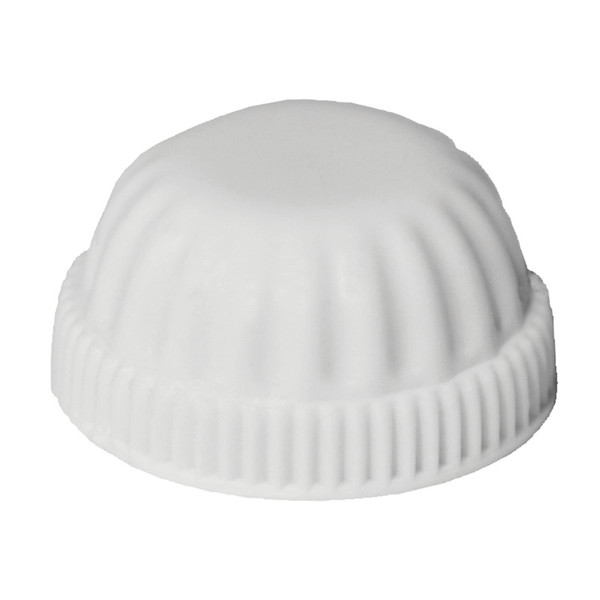 3/4" Lockup Cap for Ceiling Fixtures - White