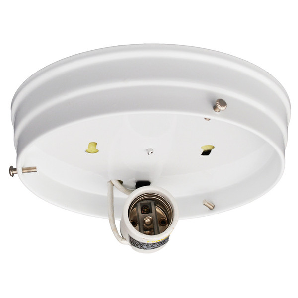7" 1-Light Ceiling Fixture - 6" Fitter