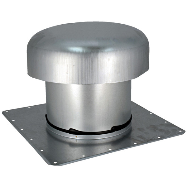 7" Roof Cap with Flange for Flat Roofs