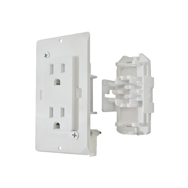 1-Gang SCD Snap-On Duplex Receptacle without Wall Plate